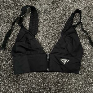 Prada Garbadine Nylon Bra Top